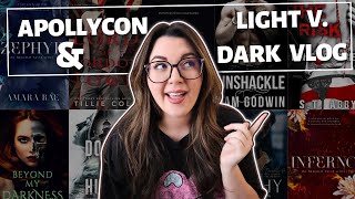 📚 Apollycon 2022 & Dark vs Light Reading Vlog 🖤 🤍