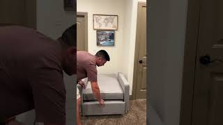 Amazon Chair Bed, 3-in-1 Convertible Chair Sleeper #amazonfurniture  #amazonfinds