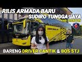 DRIVER CANTIK IKUT JEMPUT BUS BARU BARENG BOS STJ