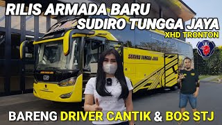 DRIVER CANTIK IKUT JEMPUT BUS BARU BARENG BOS STJ