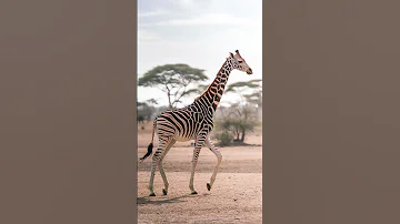 Girrafe And Zebra Fusion Animals Fusion Ai Aiadventures Chimera Girrafe Zebra Zeebra 