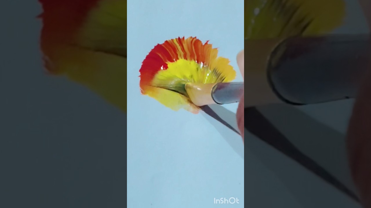 Amazing one stroke painting 🎨😍