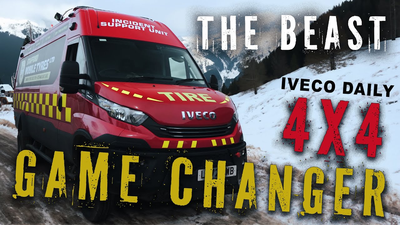 НОВЫЙ МОБИЛЬНЫЙ ШИНОМОНТАЖНЫЙ АВТОМОБИЛЬ IVECO DAILY 4x4 со СПЕЦИАЛЬНЫМ ПОДЪЕМНИКОМ!