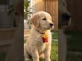 Golden retriever puppy kept waiting as if something was coming#shorts #goldenretriever #puppy