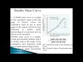 Double mass curve analysis