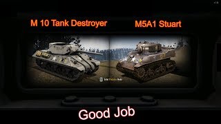 Heroes And Generals Tank M10 And M5A5 US #1