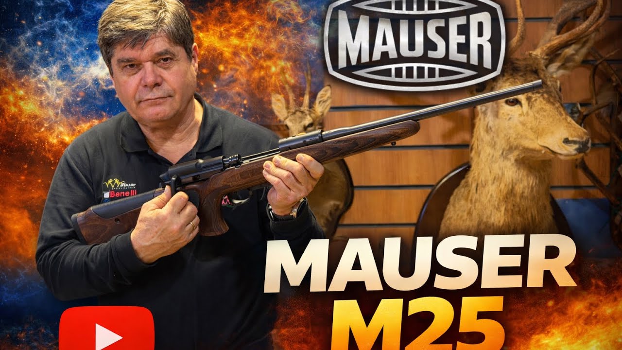 El nuevo Rifle Mauser M25 en 308 culata laminada  