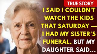 I Said I Couldn't Watch The Kids That Saturday — I Had My Sister's Funeral. But My Daughter Said...