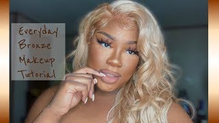 Everyday Soft Bronze Makeup | Doll Like Transformation Erica Danley screenshot 5