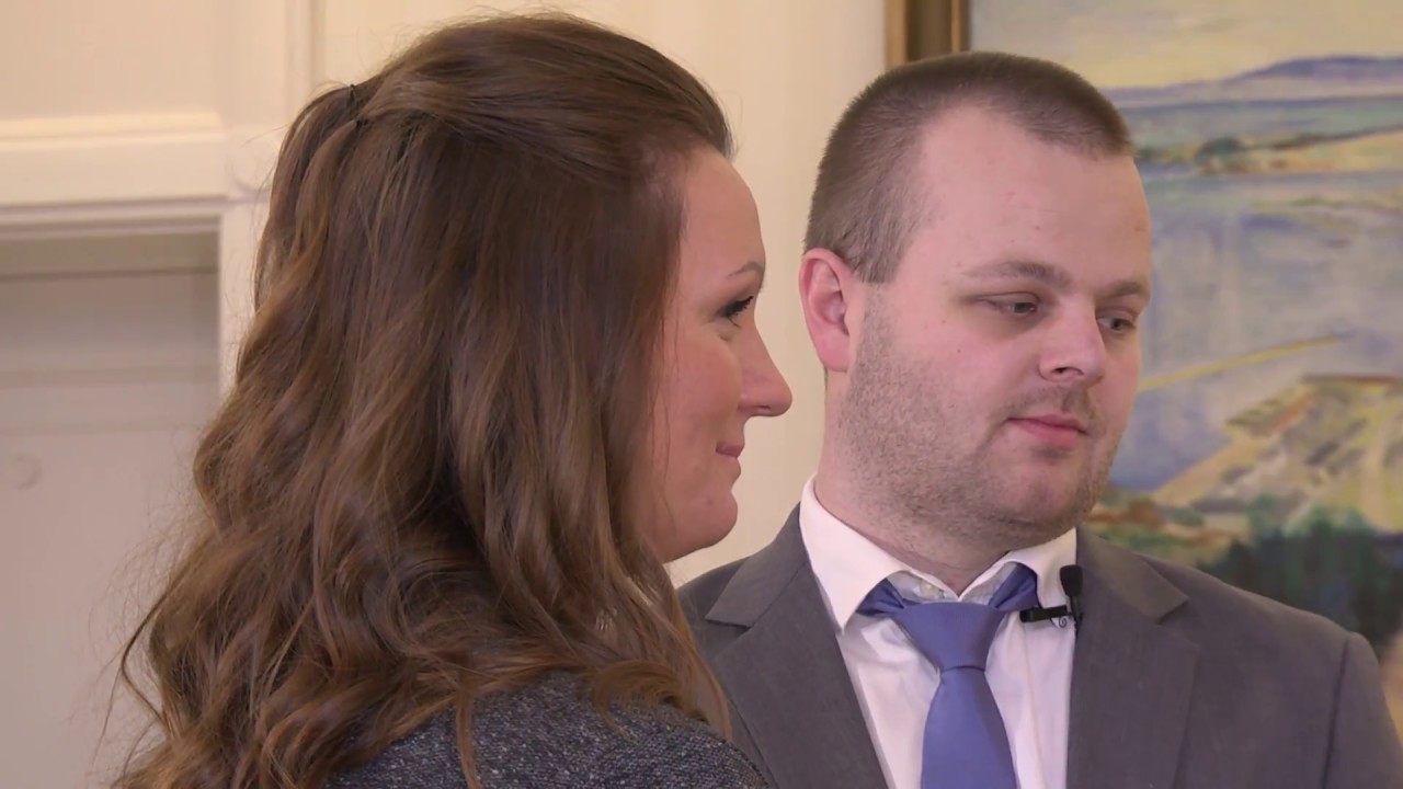 Vigsel i Trondheim rådhus