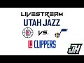 Utah Jazz vs LA Clippers NBA live stream play by play reaction