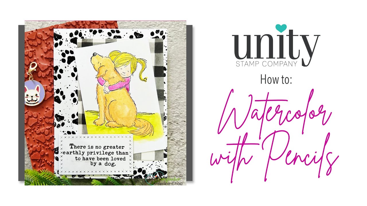 Unity Quick Tip: Coloring with Distress Watercolor Pencils - YouTube