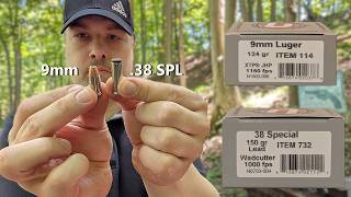 Wadcutter Beats Jhp? Underwood .38 Special Wadcutter Vs 9mm Jhp - Ballistic Gel Test W/barriers