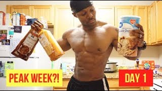 PEAK WEEK Day 1 | The BEST WAY to CARB LOAD | Contest Prep Ep.30