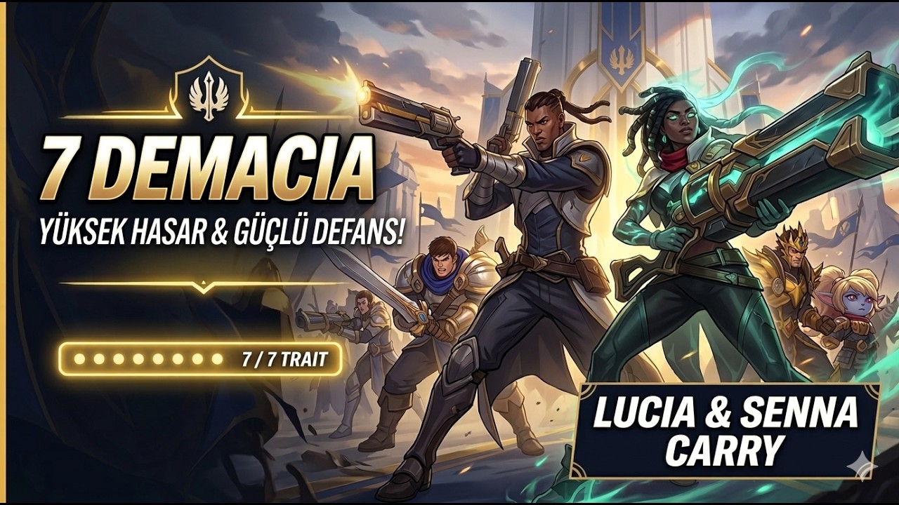 YENİ GELMEDİK GERİ GELDİK! - ÖĞRETİCİ CHİLL TFT - 7 DEMACİANIN GİZLİ ÇARI