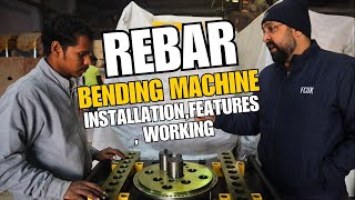 Rebar Bending Machine Gw 42J - Installation, Features Working