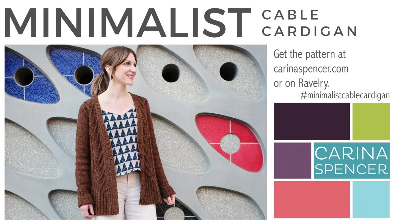 Minimalist Cable Cardigan - YouTube