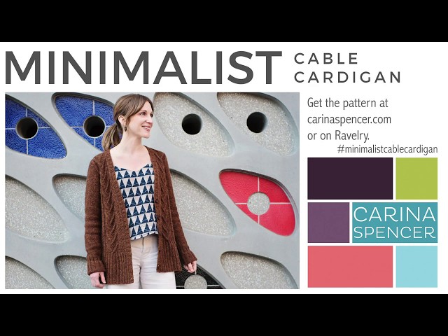 Minimalist Cable Cardigan - YouTube