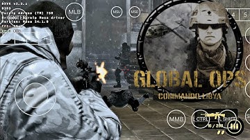 Winlator 7.1 Global Ops Commando Libya Galaxy S24 Ultra Gameplay Test Snapdragon 8 Gen 3