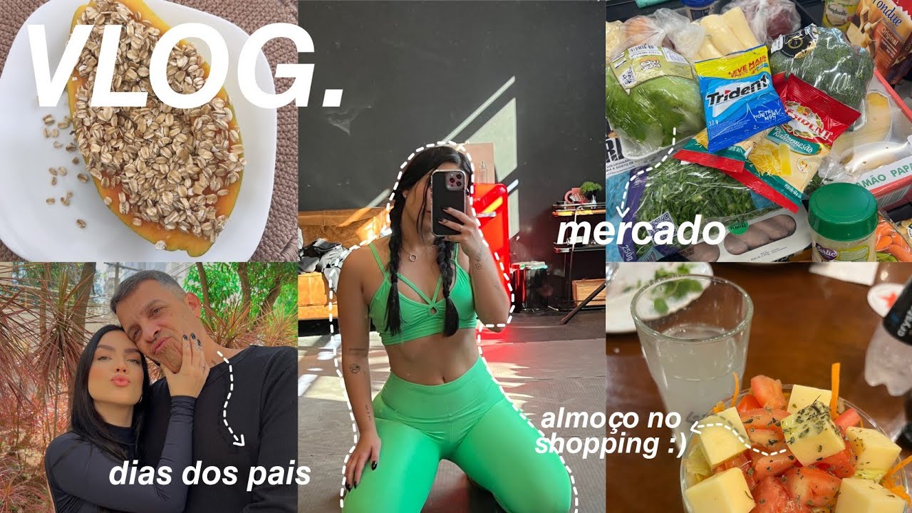 UMA SEMANA NA MINHA VIDA | mercado, shopping, dia dos pais, tirei meu mega, unhas & mais