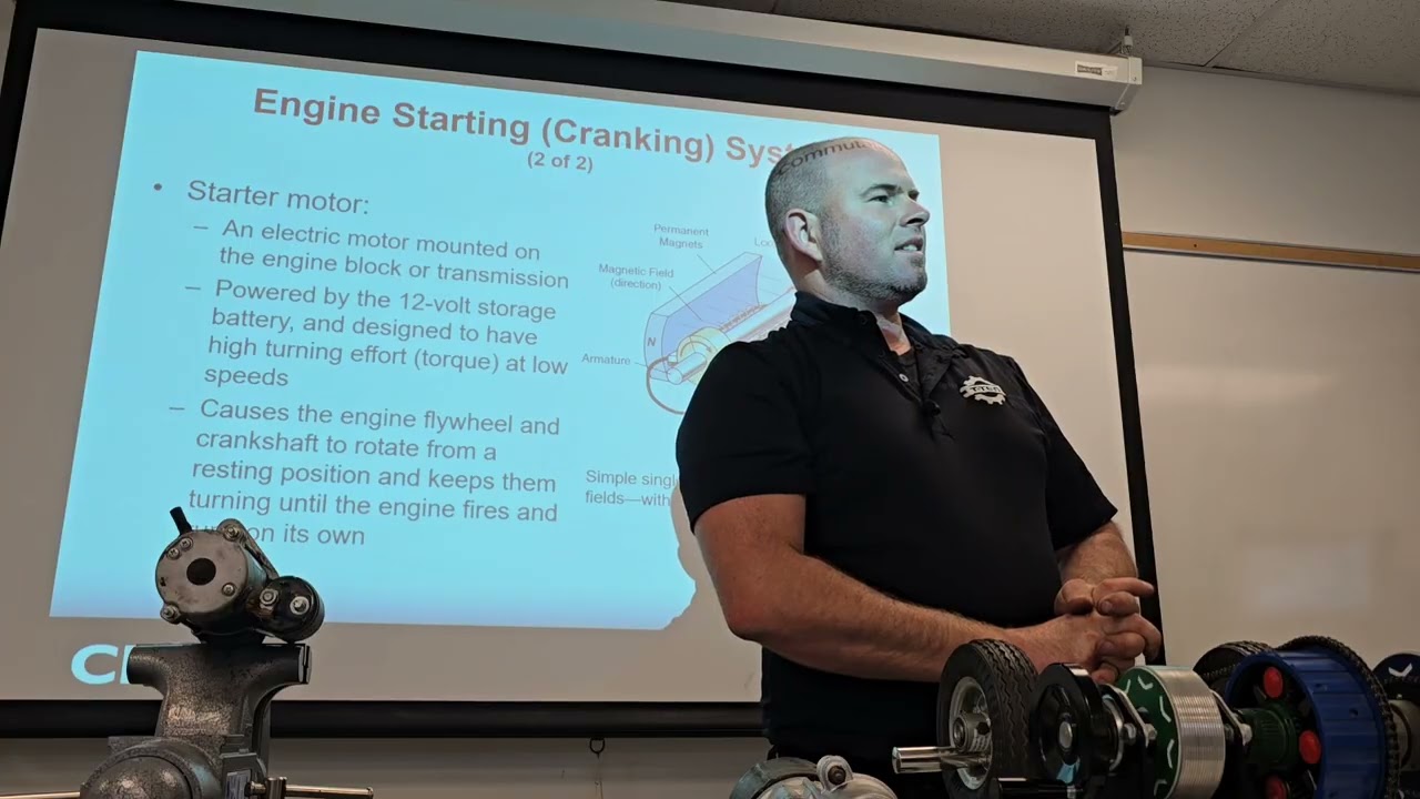 ASE A6 Electrical Class Unit 8 Starting Systems Lecture