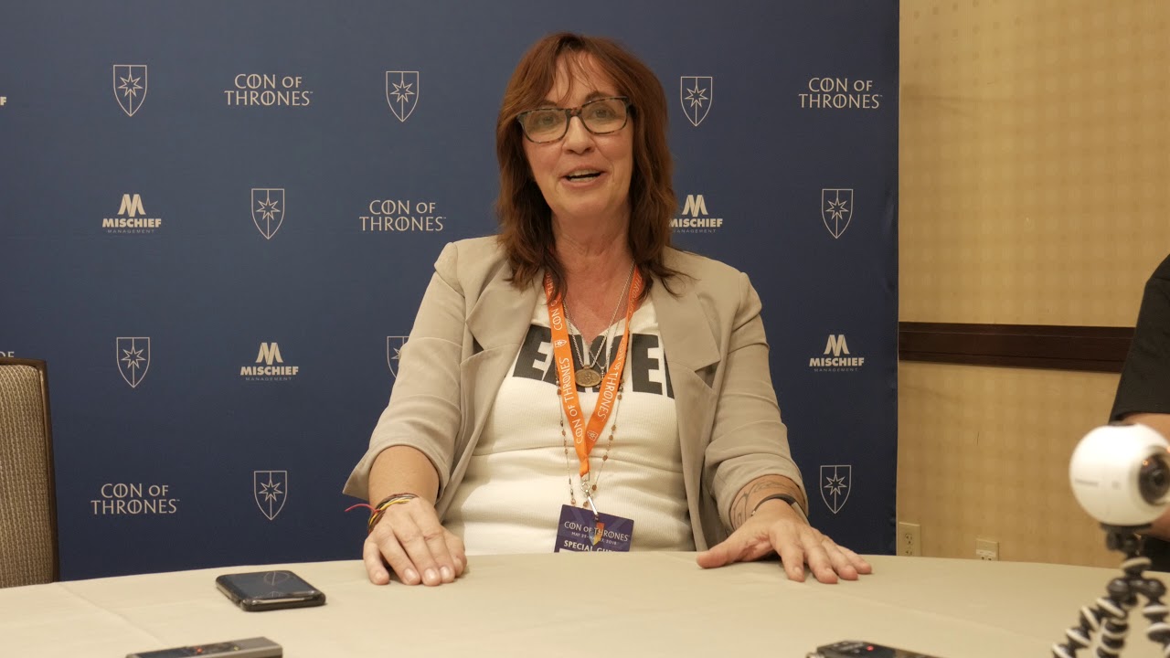 HOW NYMERIA GOT HER VOICE! Con Of Thrones 2018 (Paula Fairfield