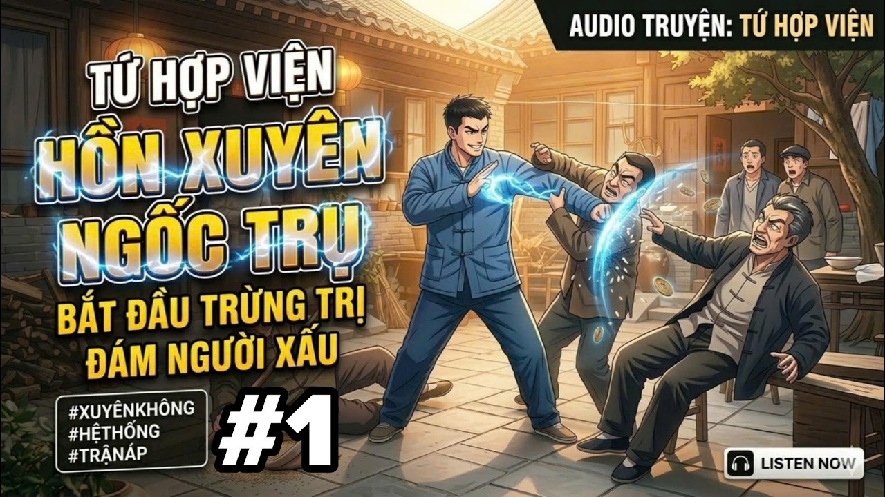 [Tập 1] Tứ Hợp Viện: Hồn xuyên Ngốc Trụ, bắt đầu từ việc trừng trị đám người xấu | Truyện Audio