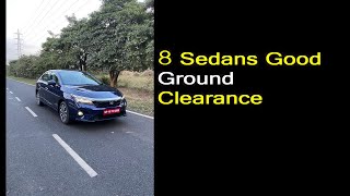 8 sedans with good ground clearance