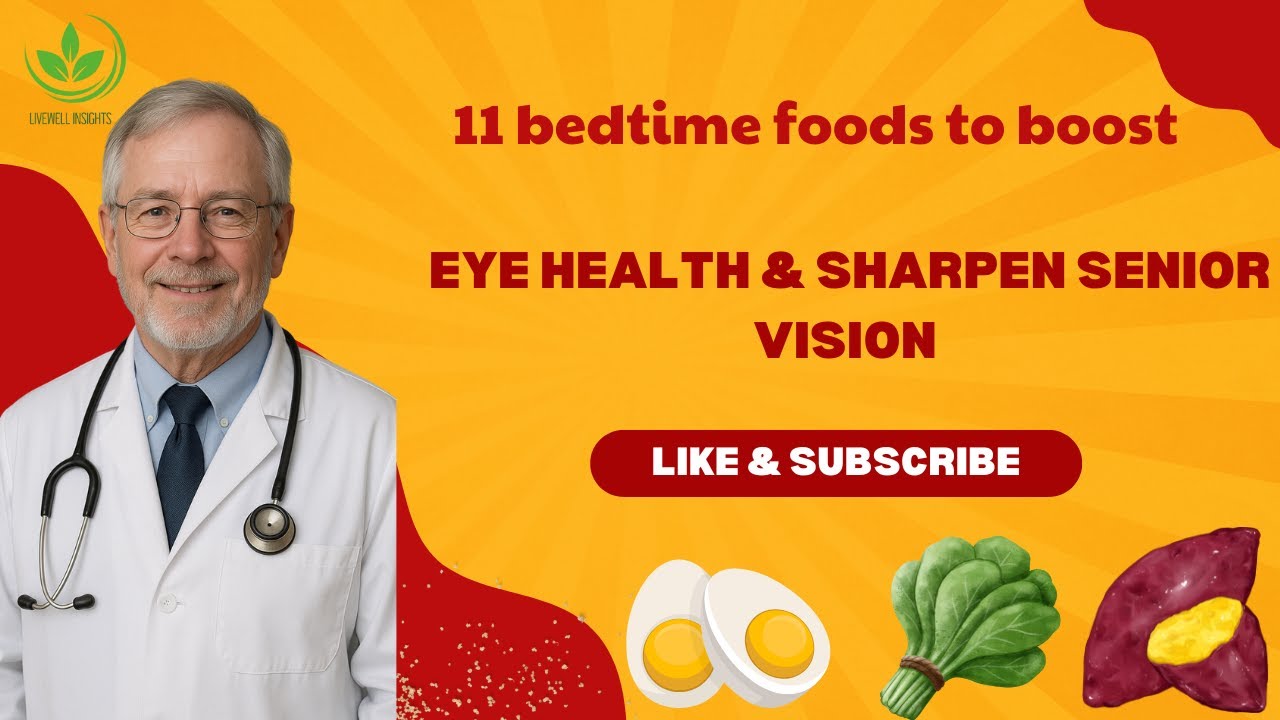 Over 60? 11 bedtime foods to boost eye health & sharpen senior vision
