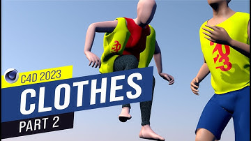 Clothes look sooo natural now… Best Simulation of Cinema 4D 2023.1.3 Tutorial: Part 2