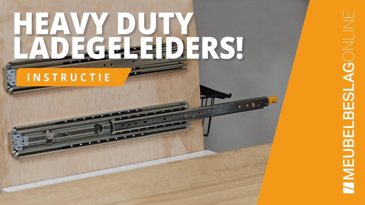 Zware ladegeleiders / heavy duty ladegeleiders | MEUBELBESLAGONLINE