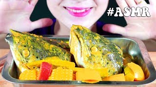 ASMR Ăn Đầ Cá Hồi - FISH CURRY: SALMON HEAD CURRY (Eating Sounds) No talking | Miss Pham ASMR