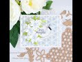 Amazing paper grace floral sympathy card