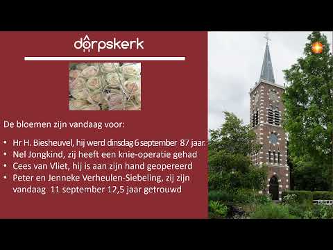 Dorpskerk Aalsmeer  11  september 2022 Avondmaalsviering