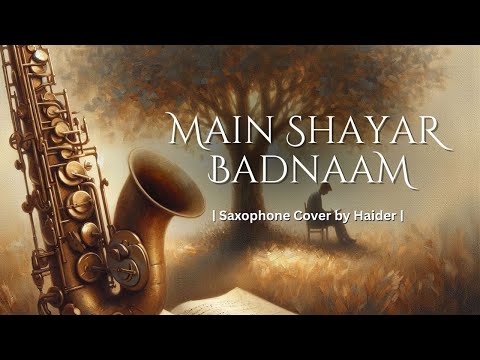 "Main Shayar Badnaam" Saxophone Cover by Haider Ali | Timeless Bollywood Tune