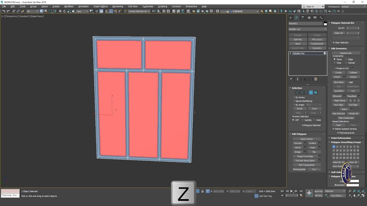 3D MAX Interyer. 5-dars. Modeling. 3-qism
