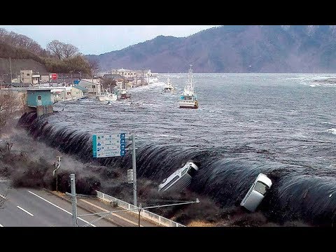 scariest rogue waves and floods attack caught on tape youtube
