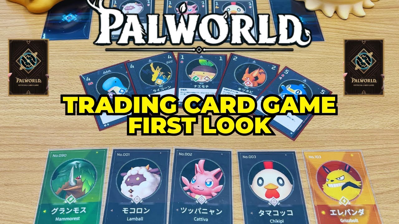 👀 Официально анонсирована коллекционная карточная игра Palworld | Первый взгляд на ККИ