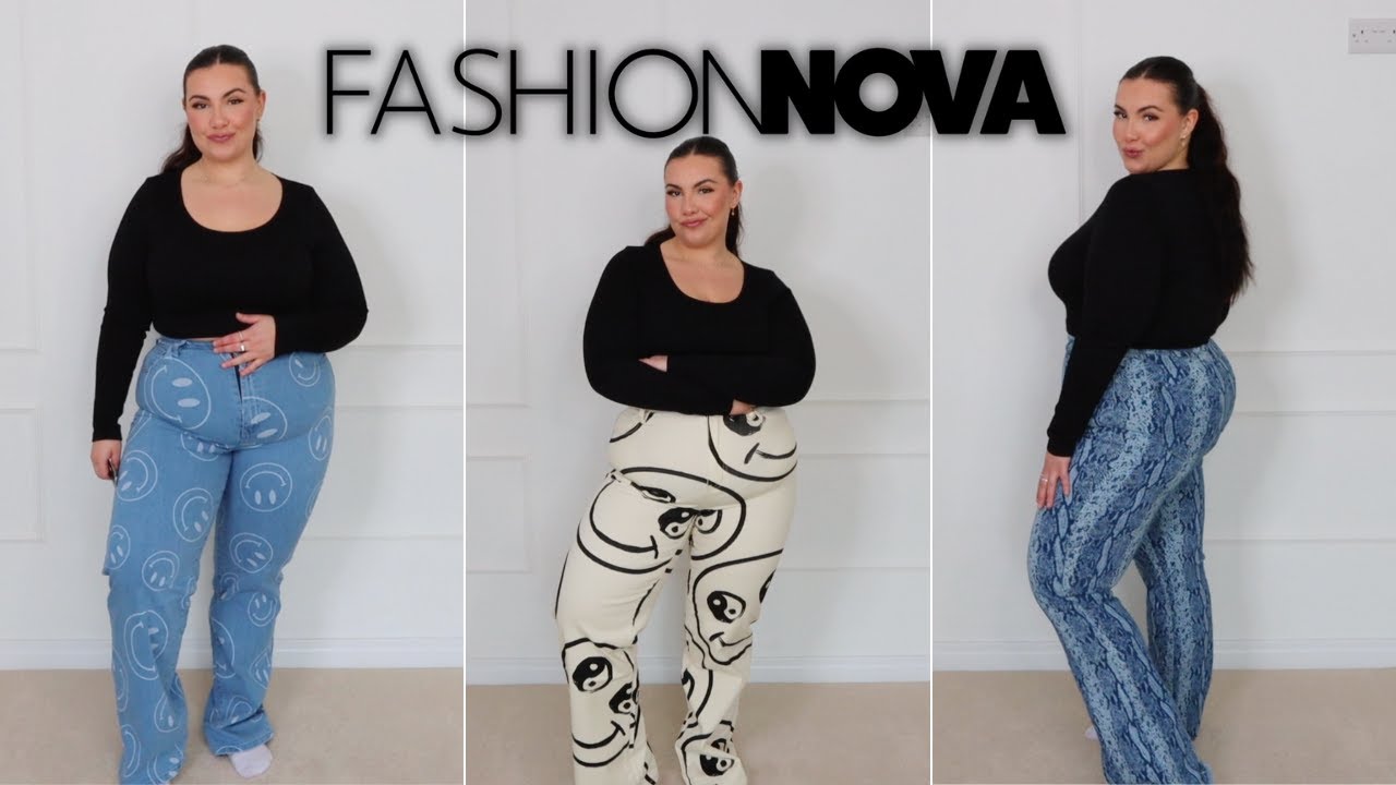the best jeans in the world?!?! A FASHION NOVA CURVE PLUS SIZE TRY ON
