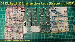 0113: Fetch & Instruction Registers (with NOP execution!)  | 16-Bit Computer From Scratch