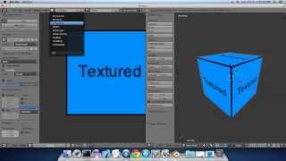 Making A Textured Cube In Blender