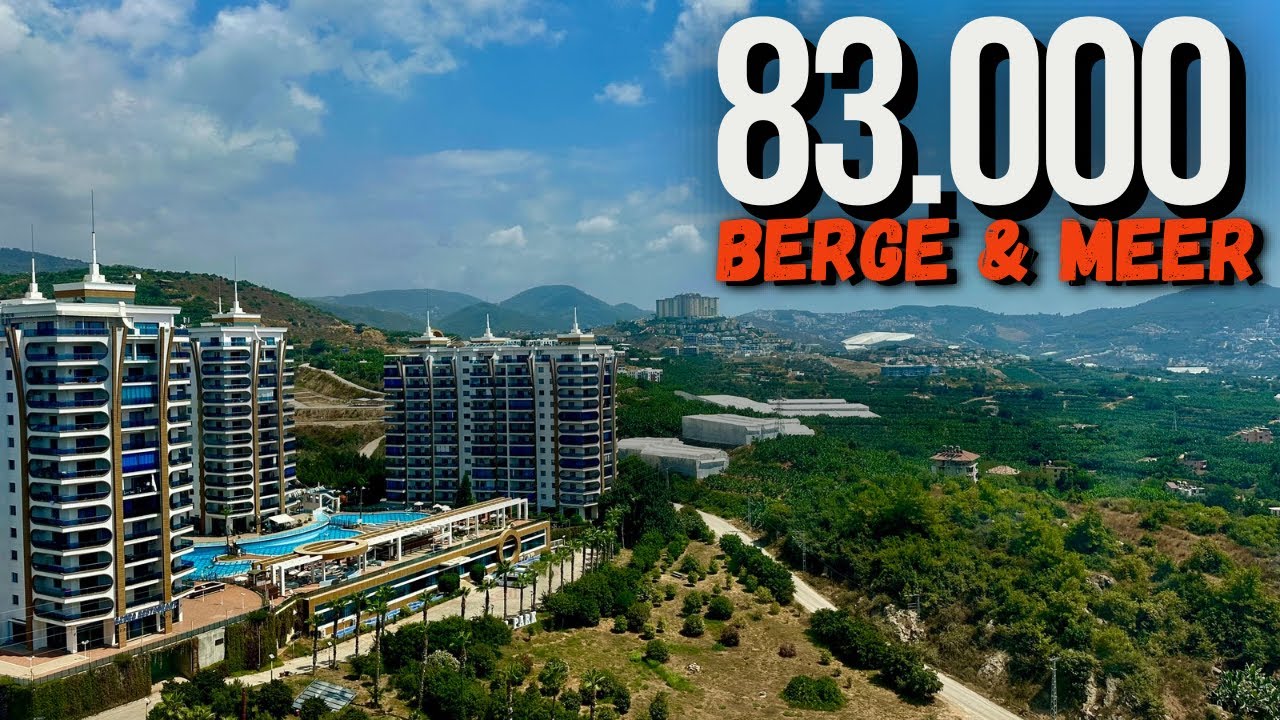 SUPER SCHNÄPPCHEN | Traumhafte 1+1 Wohnung mit Meer- & Bergblick in Alanya Mahmutlar 