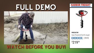 Harbor Freight Predator Auger – Test & Brutally Honest Review!
