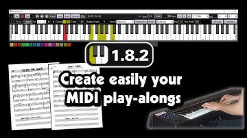 VirtualKeyboard 1.8.2 - Create easily your MIDI play-alongs