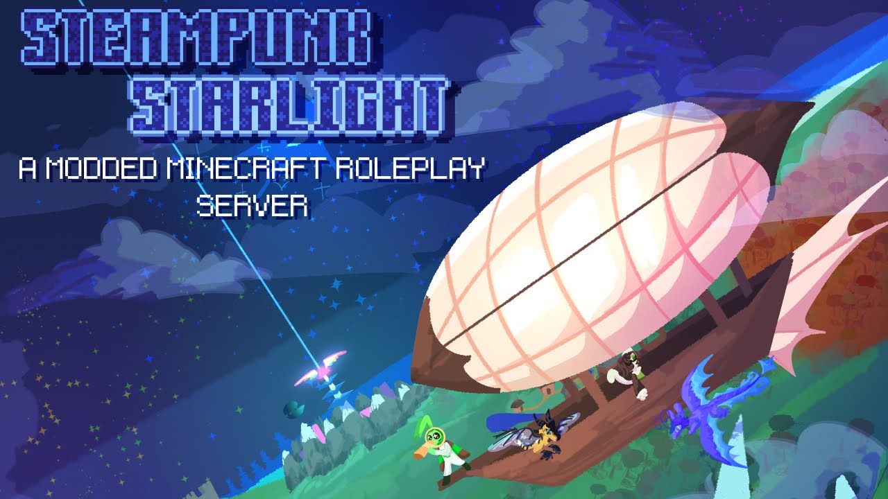 STEAMPUNK STARLIGHT - A Modded Minecraft Roleplay Server Trailer - YouTube