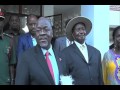 RAIS DKT MAGUFULI AMLAKI NA RAIS MUSEVENI WA UGANDA JIJINI ARUSHA RAIS DKT MAGUFULI AMLAKI NA RAIS MUSEVENI WA UGANDA JIJINI ARUSHA