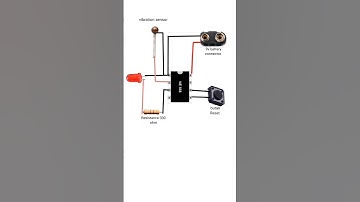 How to make Vibration sensor circuit #shortsvideo #shortsfeed #youtubeshorts #vairal