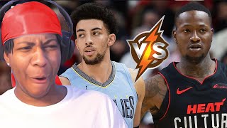 TERRY ROZIER HEAT DEBUT! Lvgit Reacts To GRIZZLIES at HEAT | FULL GAME HIGHLIGHTS | January 24, 2024