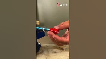 Connecting threaded tods with a coupling nut #connection #threads #simple