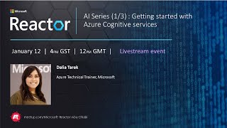 AI Series (1/3) : Getting Started with Azure Cognitive Services